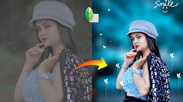 Snapseed - Just 3 Step Cyan Blue Effect🔥 | Snapseed Amazing Editing step by step_ 2B Editing