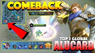 Alucard Best Epic Comeback! That WTF Damage | Top 2 Global Alucard Gameplay By .RA. | MLBB