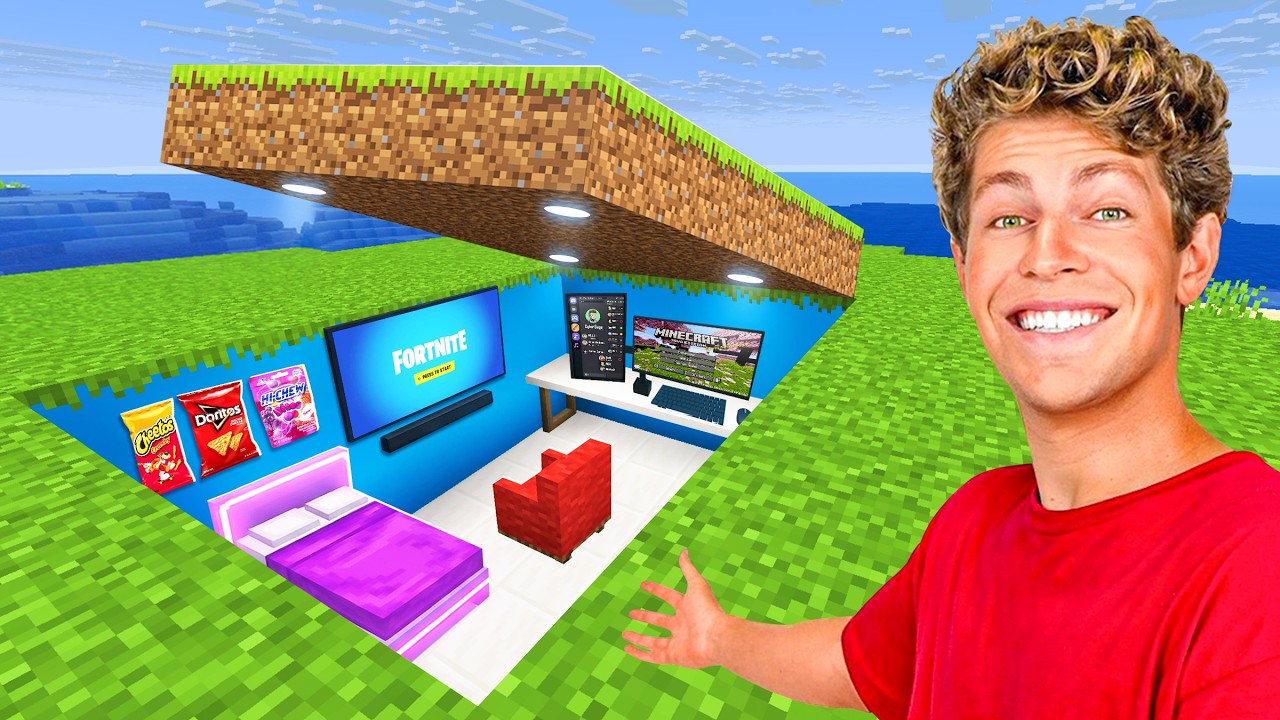 I Built Minecraft's Most Hidden Base!