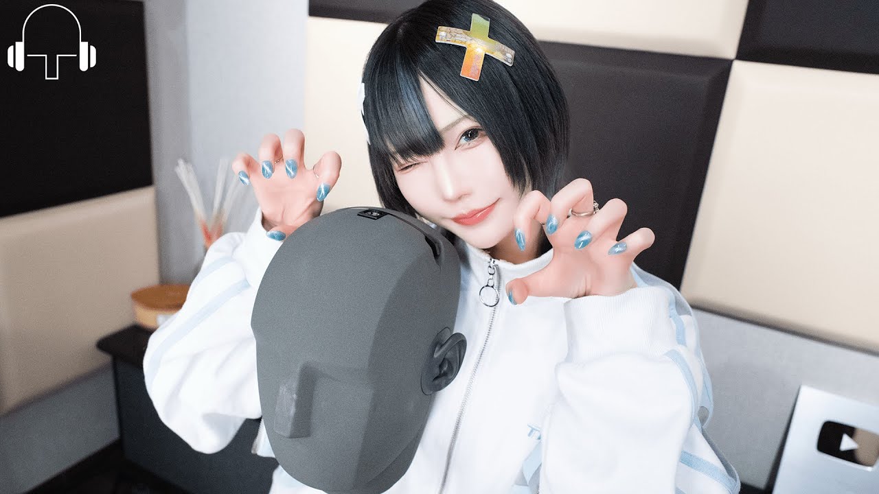 【Шираюки】Постукивание по ногтям/шептание【ASMR / 4K】