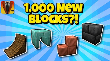 4,421 NEW BLOCKS! Blockz+ | Free Minecraft Bedrock Add-on / Mod! (How To Use 1.20) Video #2
