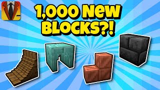 4,421 NEW BLOCKS! Blockz+ | Free Minecraft Bedrock Add-on / Mod! (How To Use 1.20) Video #2 screenshot 1