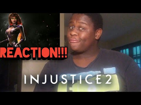 INJUSTICE 2 STARFIRE Gameplay Trailer REACTION