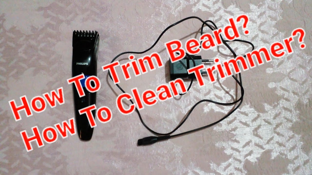How To Trim Beard? How To Clean Trimmer? philipsindiaofficial Soumen