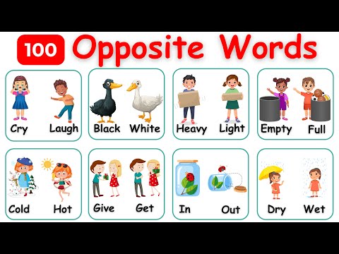Antonyms in English|100+ Opposite Words in English