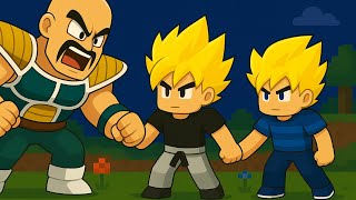 Minecraft: Dragon ball evolution #3 LUTAMOS CONTRA O NAPPA