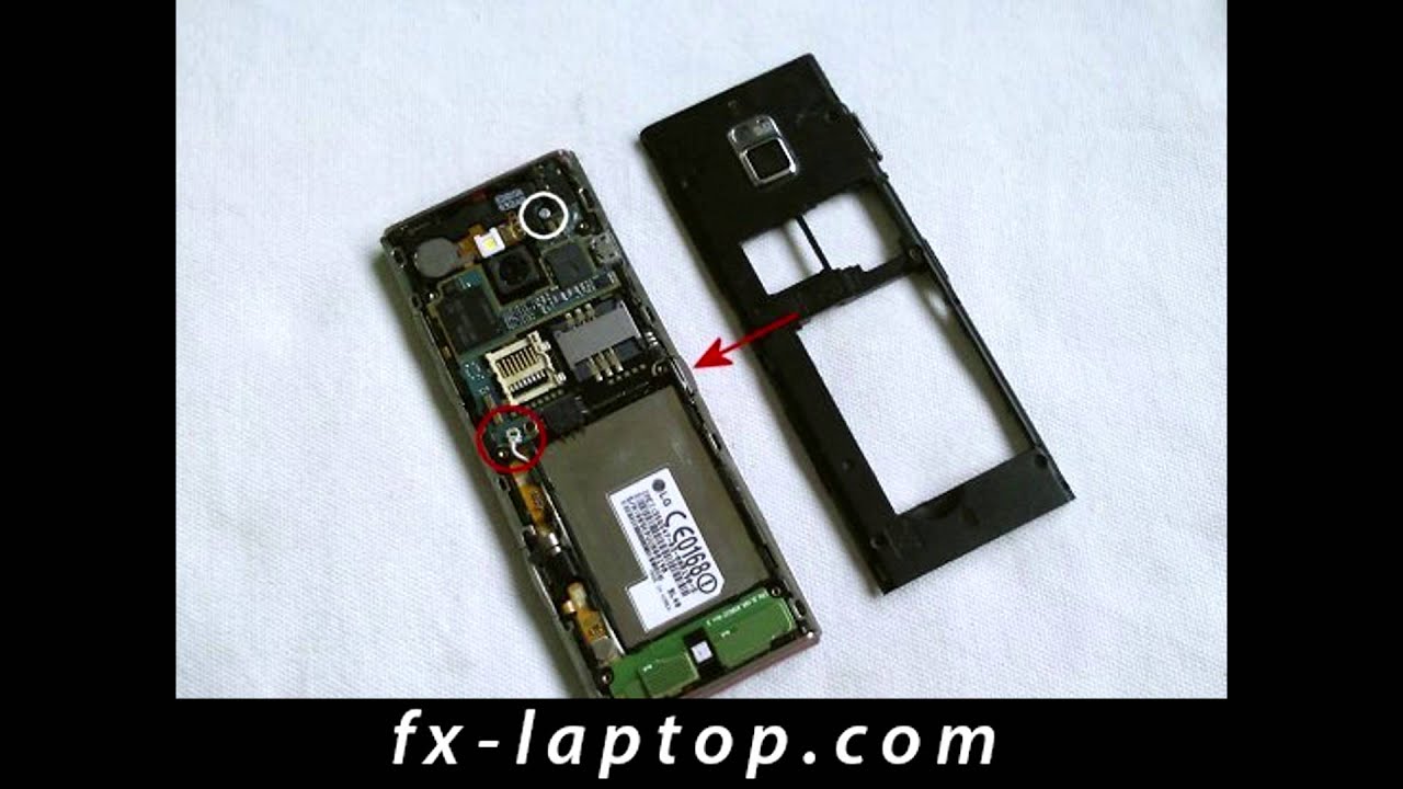 Disassembly LG Chocolate BL40 - Battery Glass Screen Replacement