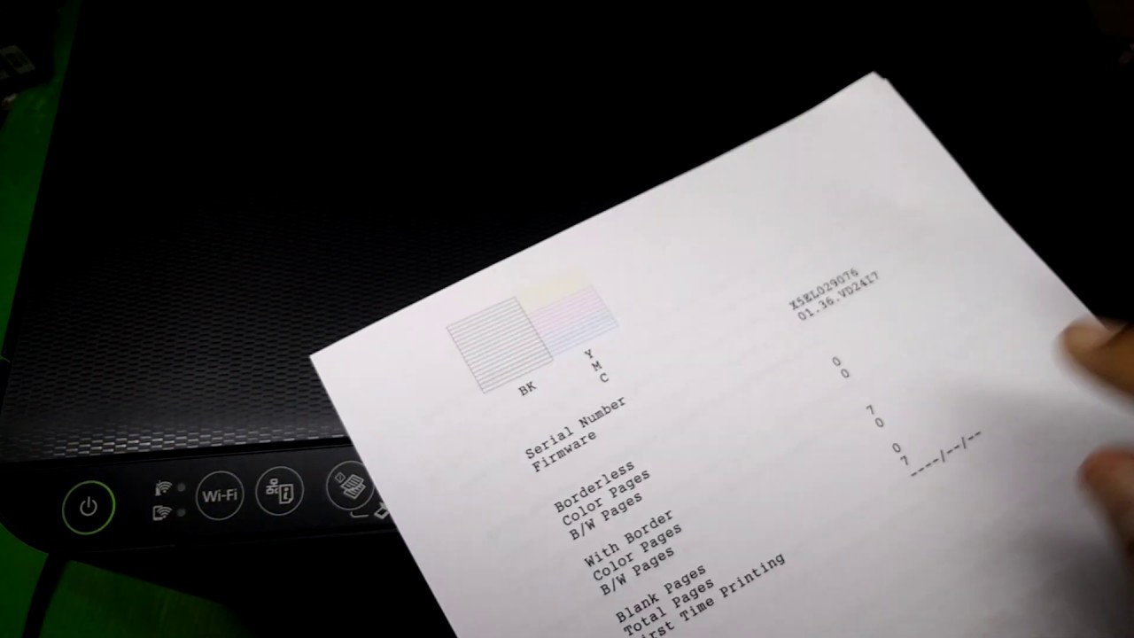 Epson L3110 L3150 Cleaning the Print Head without pc ไม่ต้องใช้คอม วิธีล้างหัวพิมพ์ YouTube