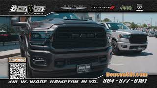 Declaration of Deals at Benson Ram