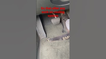 How to bleed cooling system on BMW with electric pump