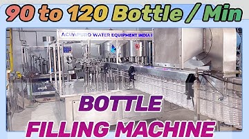 Bottle Filling Machine 90 BPM | Liquid Filling Machine 💸 | Water Business | पानी बोतल भरने की मशीन