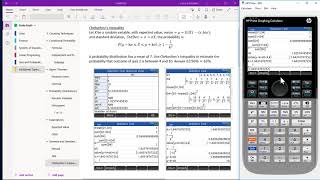 HP Prime Onenote Chebychev's Inequality screenshot 2