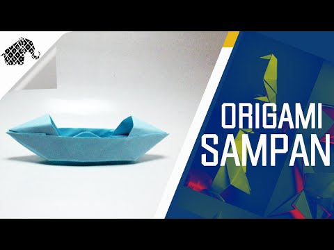 Origami - How To Make An Origami Sampan Boat