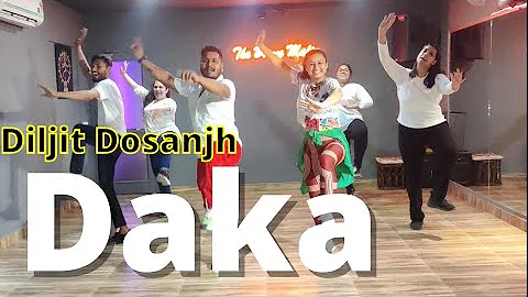 Daka | Diljit Dosanjh | Bhangra | Old Punjabi song | The Dance Mafia #bhangra #diljitdosanjh