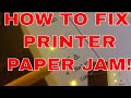 HOW TO FIX A PRINTER PAPER JAM | SMALL HP PRINTER, CANON, EPSON AND MORE. PAPER NOT FEEDING FIX