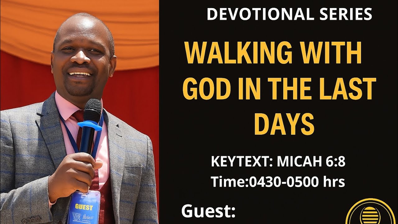 DAY 2: WALKING WITH GOD WHY? PR.NYANG'ATE JNR