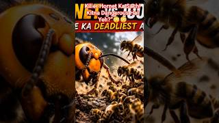 1 Hornet vs 100 Bees😱Nature Ka Deadliest Attack!”#facts #shorts #trending #giant #viralshorts #viral