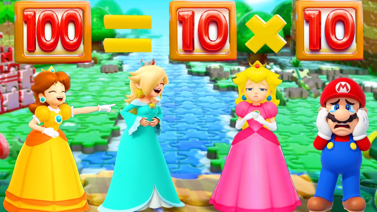 Mario Party Series] All 2v2 Mini-Games: Princess Daisy & Rosalina