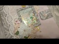 Обзор свадебного альбома из коллекции скрапбумаги Bee Shabby.