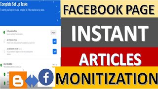 How to setup facebook page Instant article monetization update new by LET!