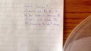 What intermolecular forces are present in these molecules? General Chemistry 2 Chapter 12
