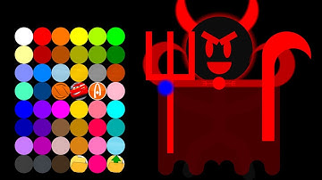 Marble Siege - Overlord - Marble Race Battle in Algodoo