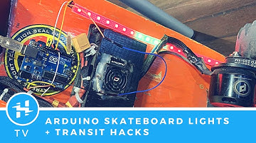Arduino Skateboard Lights + Transit Hacks