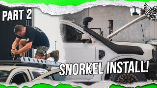 Jungle 4x4 Bull Bar & Safari Snorkel Install on Next Gen Ford Ranger | BAW Ranger Build - Part 2