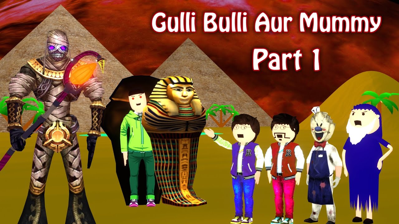 Gulli Bulli Aur Mummy Part 1 | Gulli Bulli Cartoon | Horror Story| Gulli Bulli Baba Cartoon