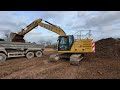 Coles plant next gen cat 323 hydraulic excavator in action