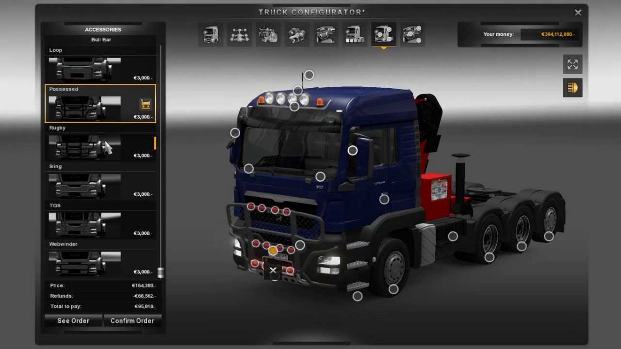 Скачать моды man для ets 2