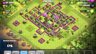 Clash of clans  half my army dies to a giant bomb