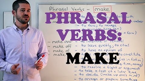 Phrasal Verbs - Expressions with 