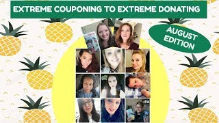 Extreme Couponing To Extreme Donating August 2018