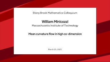 Mean curvature flow in high co-dimension - William Minicozzi