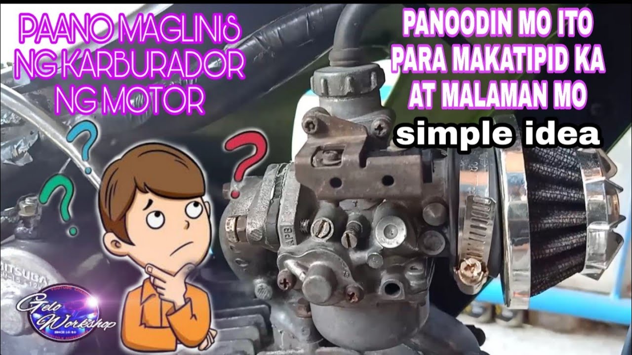PAGLILINIS NG CARBURETOR NG HONDA WAVE 125S