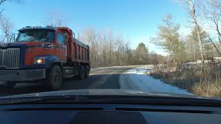 Drive to Torrance Barrens Dark Sky reserve from Hwy 11 to the park