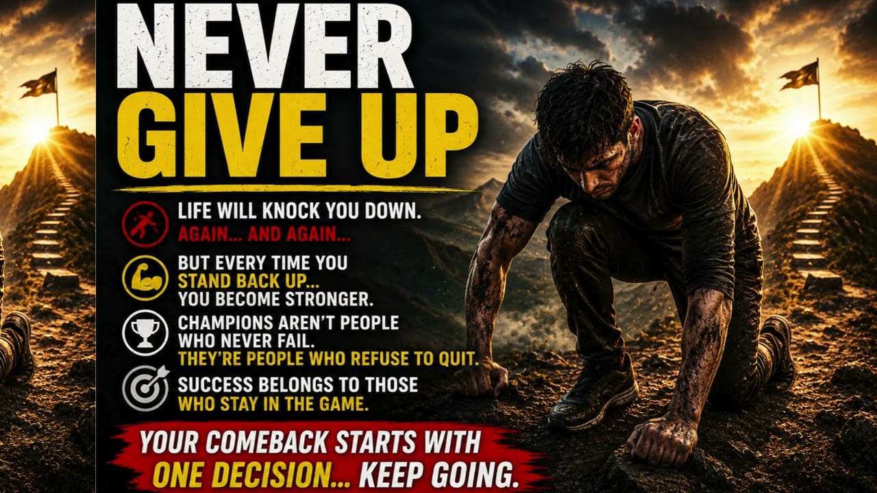 Never Give Up – Your Comeback Starts Today - YouTube