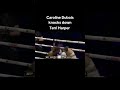 Caroline Dubois knocks down Terri Harper