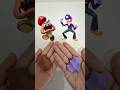Goomba + Waluigi Fusion 😱 The Strangest Mario Monster! #colormixingmagic