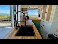 VAN TOUR | Custom Adventure Van Build for Vanlife | with HIDDEN SHOWER
