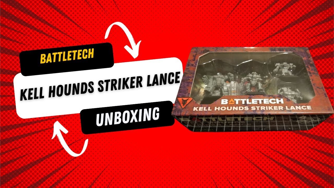 Battletech Kell Hounds Striker Lance Unboxing YouTube