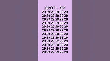 can you find 92 in 5 seconds? #wordpuzzlegame #game #mathematics #mindbendingquiz #puzzle