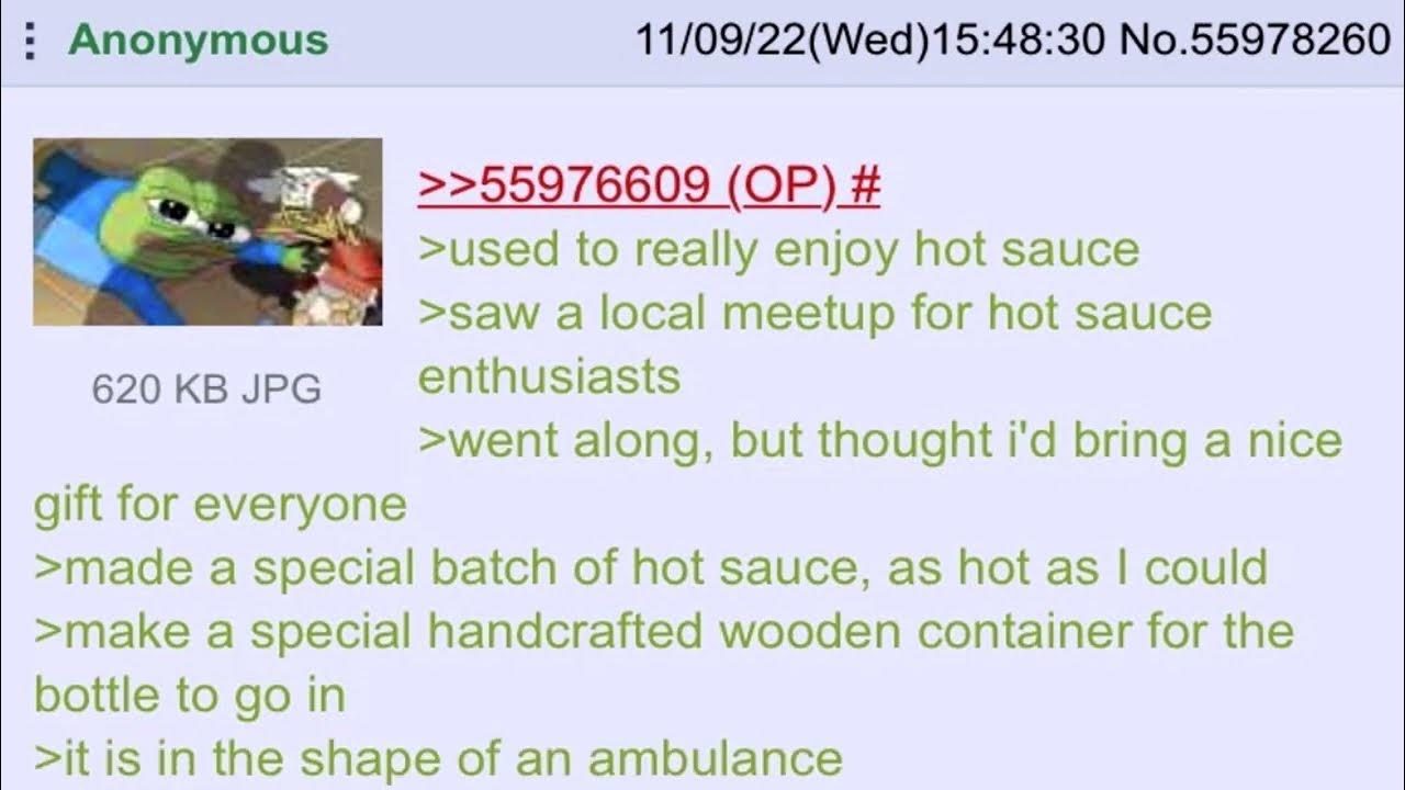 Used to really enjoy hot sauce A Greentext Story YouTube