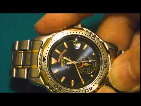 Seiko Quartz 6M25 Alarm Chronograph SGQ022 With Hand Dancing Demo - YouTube