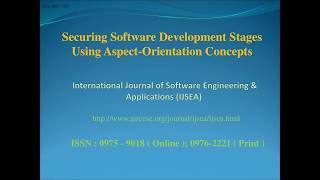 Securing Software Development Stages Using Aspect-Orientation Concepts