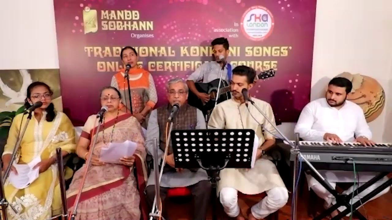 MANDD SOBHANN SONGS - Training Session 8 -Traditional Konkani Songs Online Certificate Course.