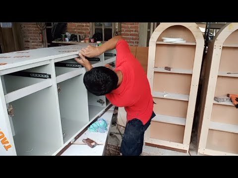 membuat bufet multifungsi credenza