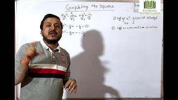 Chitrang Maths Classes Completing the Square