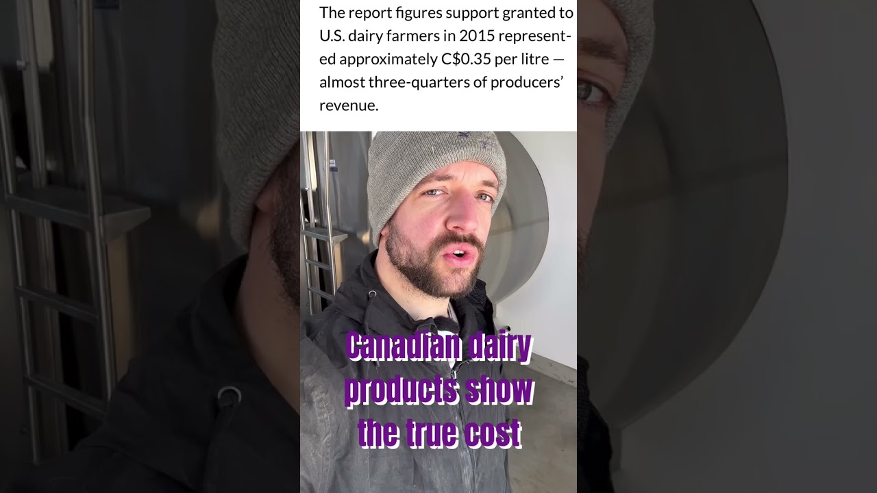 Why is canadian milk so much more? 